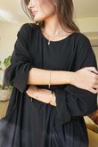 Donegal Cotton Jersey Sac Dress Black /18 =